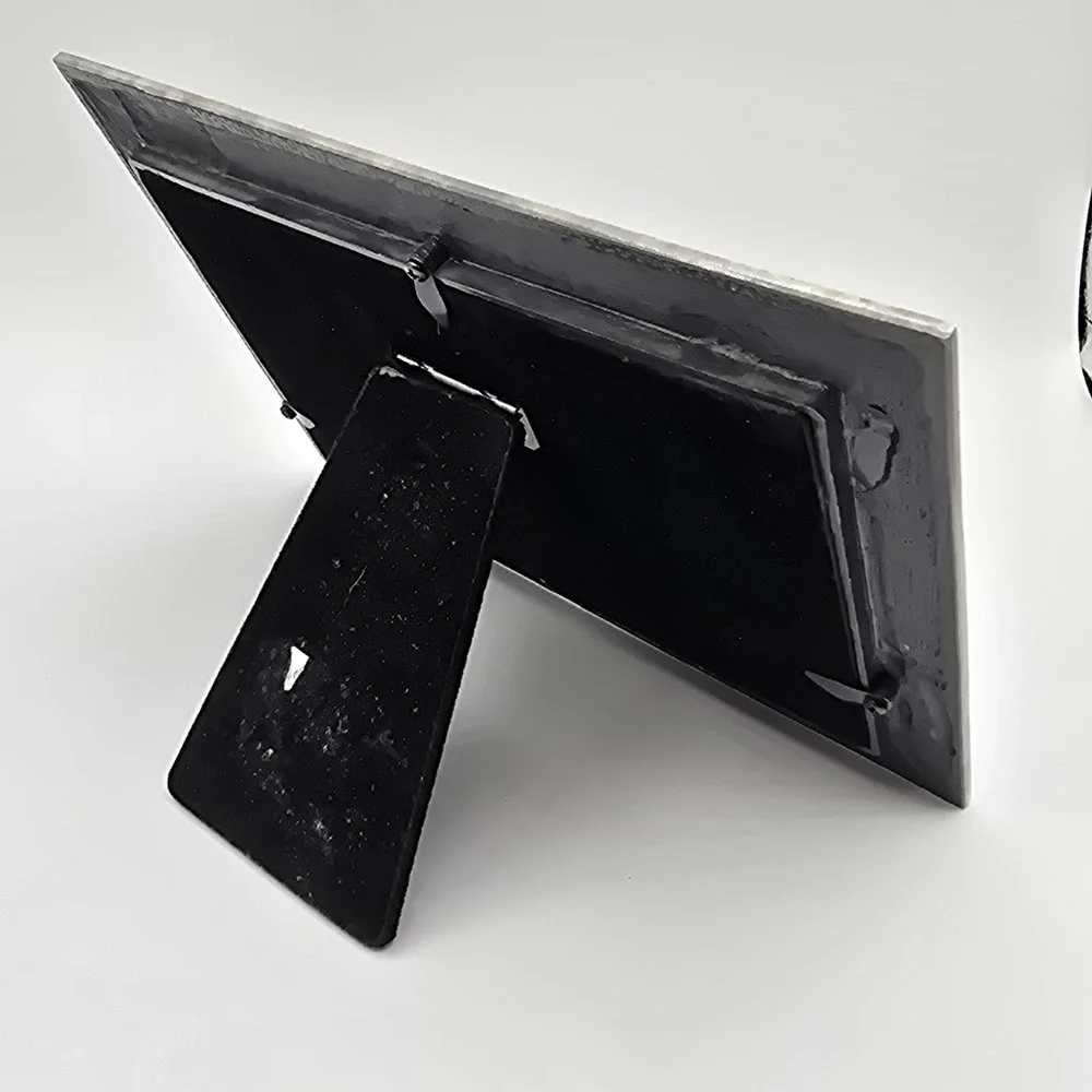 Pewter Vintage Basketball Player Picture‎ Photo Frame Sports Athletic Retro
